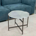 アクリル製円形センターテーブル2点セット | モダンなリビングルームデザインに最適 | スタイリッシュで機能的な家具 hmsf-4672