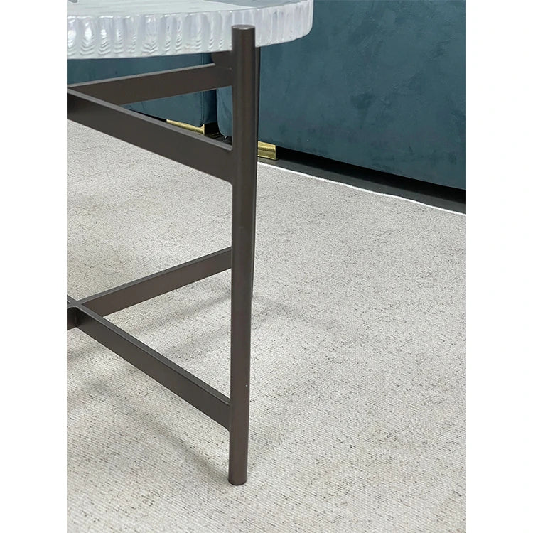 アクリル製円形センターテーブル2点セット | モダンなリビングルームデザインに最適 | スタイリッシュで機能的な家具 hmsf-4672