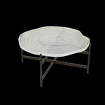 アクリル製円形センターテーブル2点セット | モダンなリビングルームデザインに最適 | スタイリッシュで機能的な家具 hmsf-4672