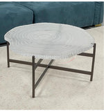 アクリル製円形センターテーブル2点セット | モダンなリビングルームデザインに最適 | スタイリッシュで機能的な家具 hmsf-4672