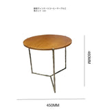 センターテーブル アッシュ材使用 おしゃれな丸型テーブル 2サイズセット リビングインテリアに最適 hmsf-4677