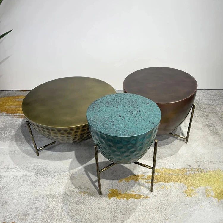 スタイリッシュなセンターテーブル3点セット|モダンでユニークなデザイン|インテリアに最適 hmsf-4678