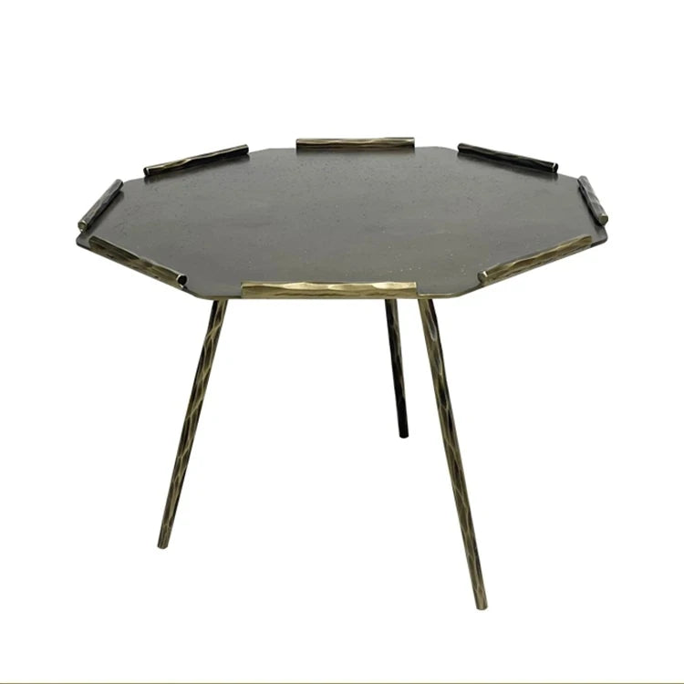 オシャレな八角形センターテーブルセット|リビングを華やかに彩るデザイン家具 hmsf-4679