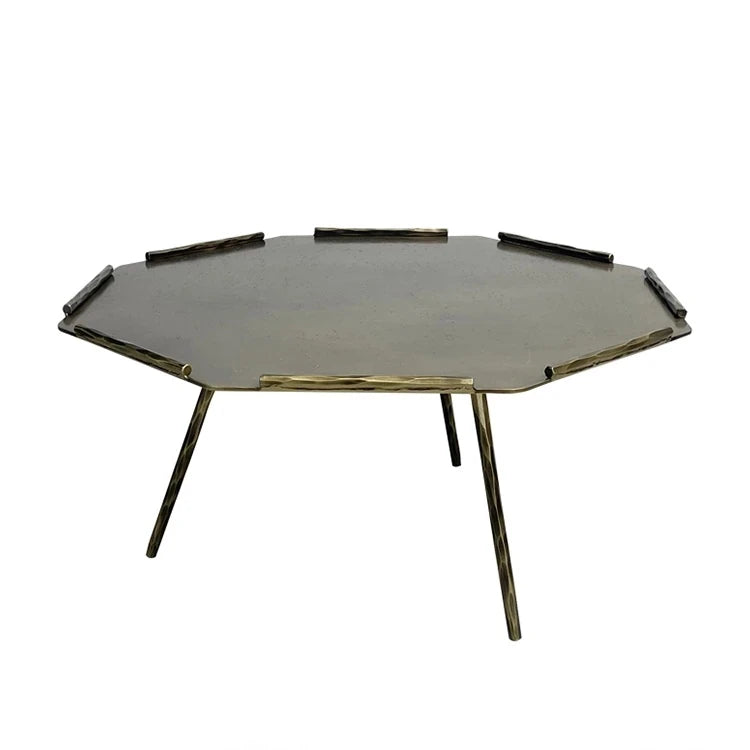 オシャレな八角形センターテーブルセット|リビングを華やかに彩るデザイン家具 hmsf-4679