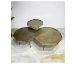 オシャレな八角形センターテーブルセット|リビングを華やかに彩るデザイン家具 hmsf-4679