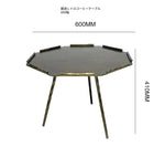 オシャレな八角形センターテーブルセット|リビングを華やかに彩るデザイン家具 hmsf-4679