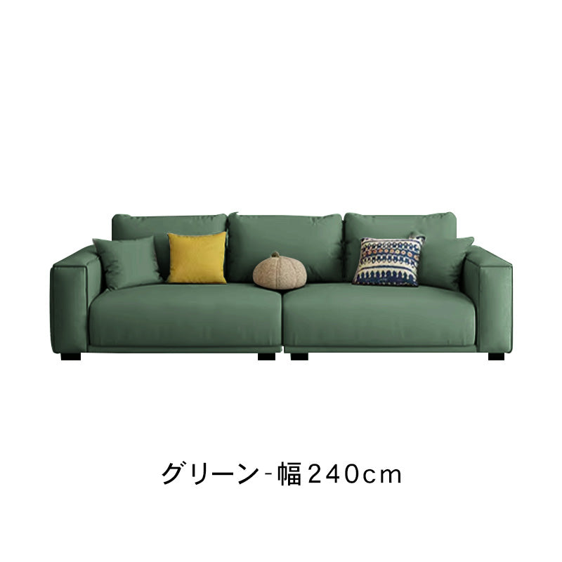 テクノファブリックソファー シンプルモダン 小スペース対応 ストレートタイプ 一人掛け二人掛け三人掛け オフィスリビング用 hmsh-2288