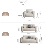 テクノファブリックソファー シンプルモダン 小スペース対応 ストレートタイプ 一人掛け二人掛け三人掛け オフィスリビング用 hmsh-2288