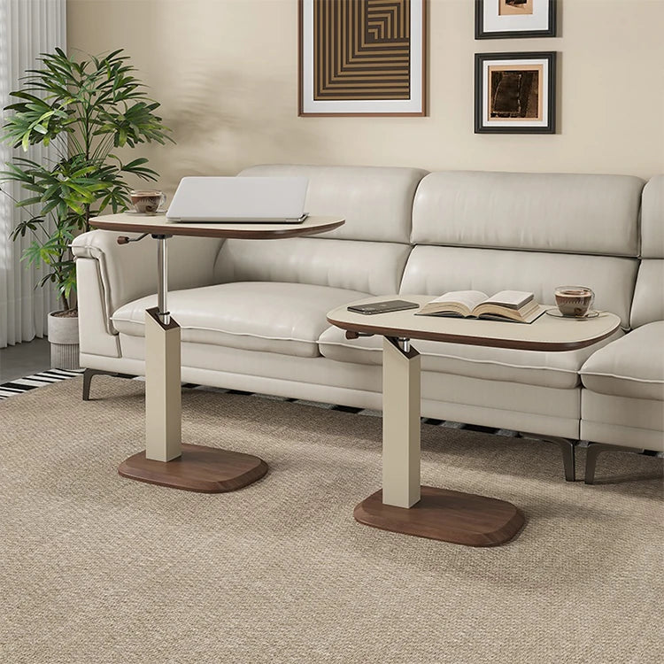 センターテーブル 調整可能 モダンデザイン 多層板・合成皮革・ステンレス使用 おしゃれなリビング家具 hmx-5091