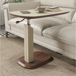 センターテーブル 調整可能 モダンデザイン 多層板・合成皮革・ステンレス使用 おしゃれなリビング家具 hmx-5091