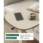 センターテーブル 調整可能 モダンデザイン 多層板・合成皮革・ステンレス使用 おしゃれなリビング家具 hmx-5091