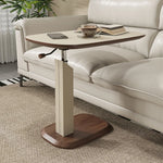 センターテーブル 調整可能 モダンデザイン 多層板・合成皮革・ステンレス使用 おしゃれなリビング家具 hmx-5091