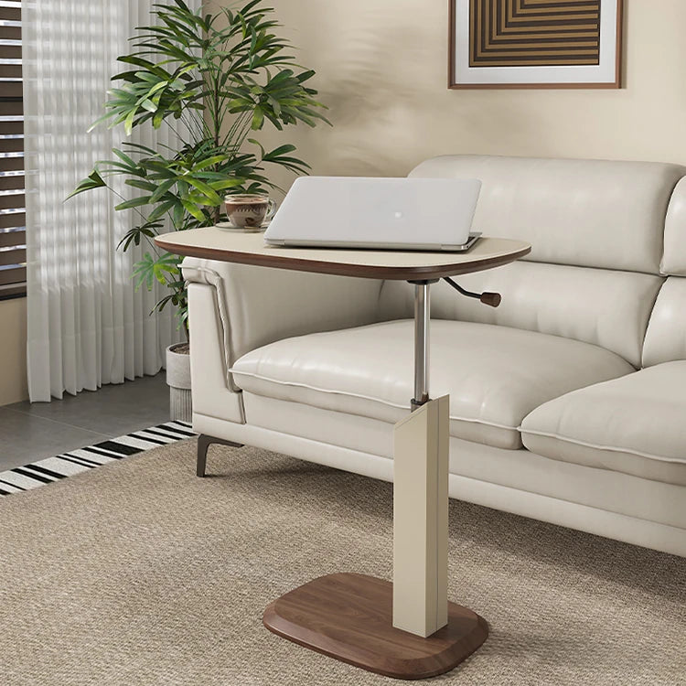 センターテーブル 調整可能 モダンデザイン 多層板・合成皮革・ステンレス使用 おしゃれなリビング家具 hmx-5091