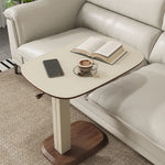 センターテーブル 調整可能 モダンデザイン 多層板・合成皮革・ステンレス使用 おしゃれなリビング家具 hmx-5091