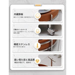 センターテーブル 合成皮革製 ステンレスフレーム おしゃれな二段式収納テーブル hmx-5093