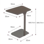 シンプルでスタイリッシュな合成皮革センターテーブル - ステンレス脚付き、リビングやダイニングに最適! hmx-5094