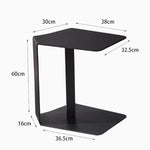 スタイリッシュな合成皮革センターテーブル|モダンデザインでリビングに最適|オレンジとブラックのコンビネーション hmx-5095