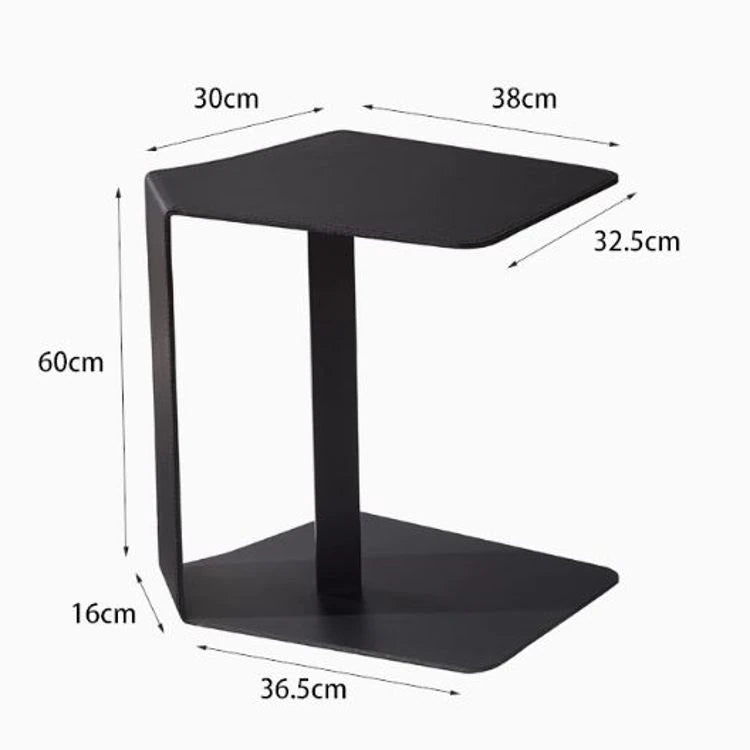 スタイリッシュな合成皮革センターテーブル|モダンデザインでリビングに最適|オレンジとブラックのコンビネーション hmx-5095