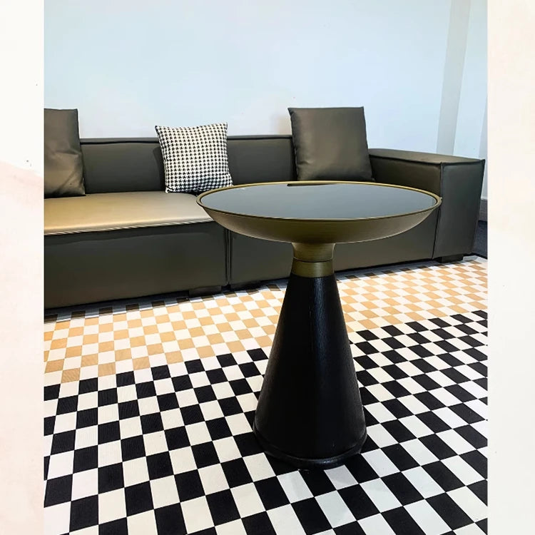 エレガントなアッシュ材センターテーブル - 強化ガラス天板付きのモダンデザイン hmx-5096