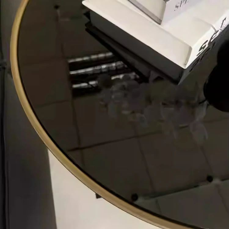 エレガントなアッシュ材センターテーブル - 強化ガラス天板付きのモダンデザイン hmx-5096