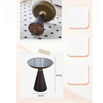 エレガントなアッシュ材センターテーブル - 強化ガラス天板付きのモダンデザイン hmx-5096