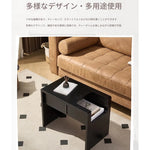 アッシュ材のスタイリッシュなセンターテーブル - モダンデザインで収納も便利! hmx-5097