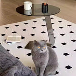 スタイリッシュなセンターテーブル 強化ガラス&ステンレス製 モダンデザイン 家庭用・オフィス用 hmx-5101