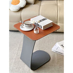 シンプルでスタイリッシュな合成皮革センターテーブル | モダン家具 収納に便利なリビングテーブル hmx-5103