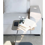 シンプルでスタイリッシュな合成皮革センターテーブル | モダン家具 収納に便利なリビングテーブル hmx-5103