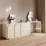 モダンパイン化粧台 - シンプルデザイン・収納力抜群・ナチュラルテイストのドレッサー hmx-5104