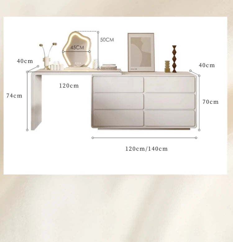 パイン多層板製モダン化粧台|スタイリッシュなデザインでおしゃれな空間を演出!収納力抜群のドレッサー hmx-5106