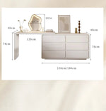 パイン多層板製モダン化粧台|スタイリッシュなデザインでおしゃれな空間を演出!収納力抜群のドレッサー hmx-5106