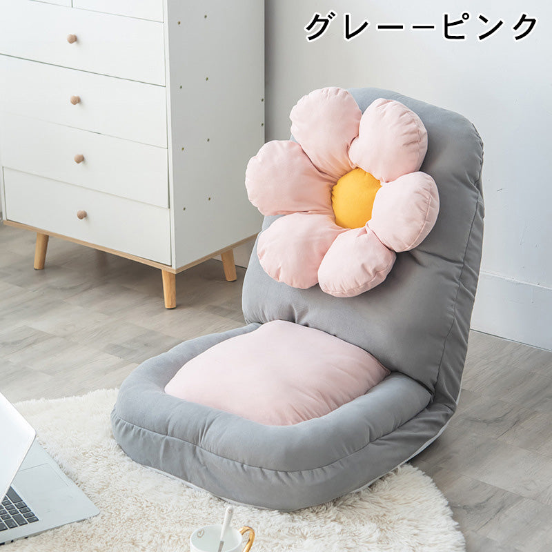 高品質シリコンフィル綿混紡ソファー 快適な座り心地 モダンで可愛い花形デザイン hmy-1059