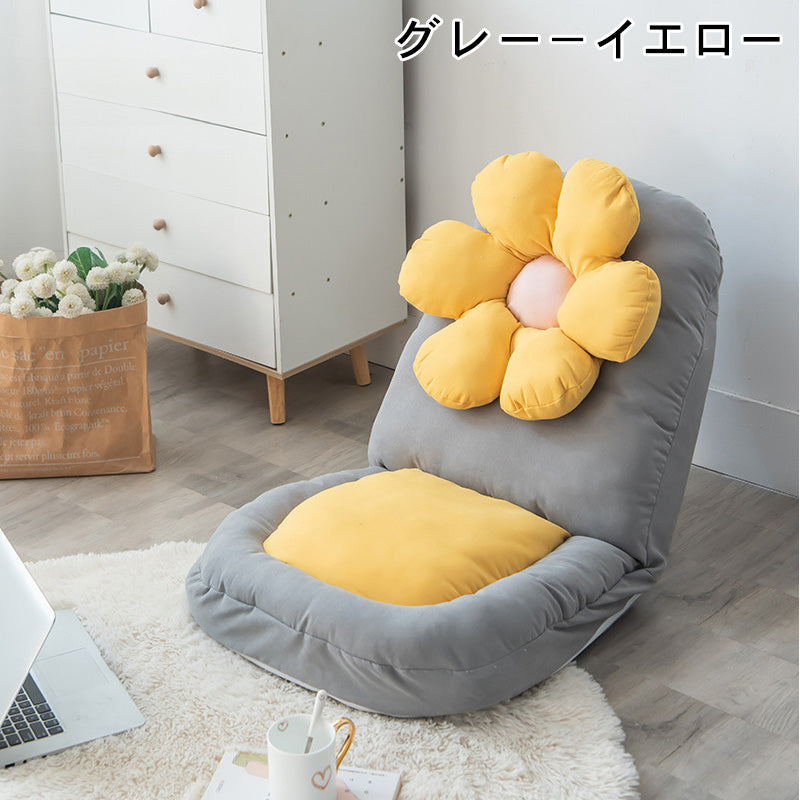 高品質シリコンフィル綿混紡ソファー 快適な座り心地 モダンで可愛い花形デザイン hmy-1059