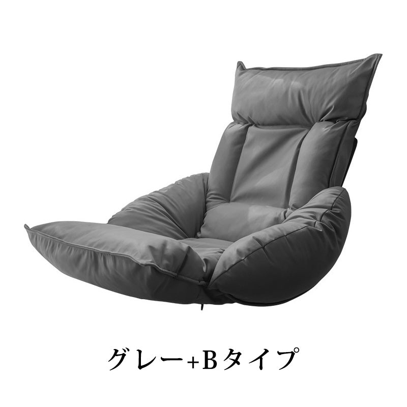 アイアンフレームとエアレザー使用の高級シリコンフィル海綿入り調節可能ソファー hmy-1063