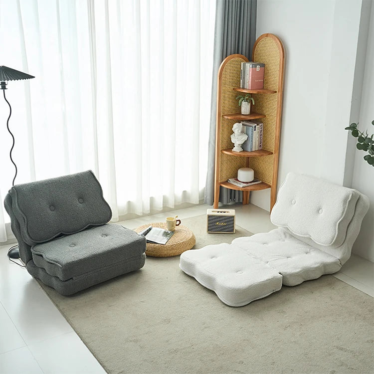 ふわふわクッションチェア|リラックス&スタイリッシュなインテリアに最適|2カラー選べる! hmy-3341