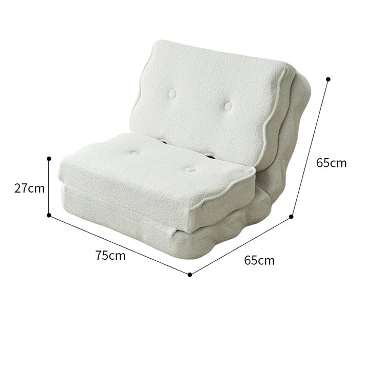 ふわふわクッションチェア|リラックス&スタイリッシュなインテリアに最適|2カラー選べる! hmy-3341