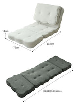 ふわふわクッションチェア|リラックス&スタイリッシュなインテリアに最適|2カラー選べる! hmy-3341