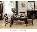 高級無垢材テーブルセット|モダンデザイン6人掛け|リビング・ダイニング適用 hmy-5001