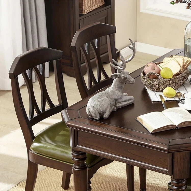 無垢材パイン製ダイニングチェア - 多層板&合皮クッション付き、洗練されたデザインで居心地抜群! hmy-5002