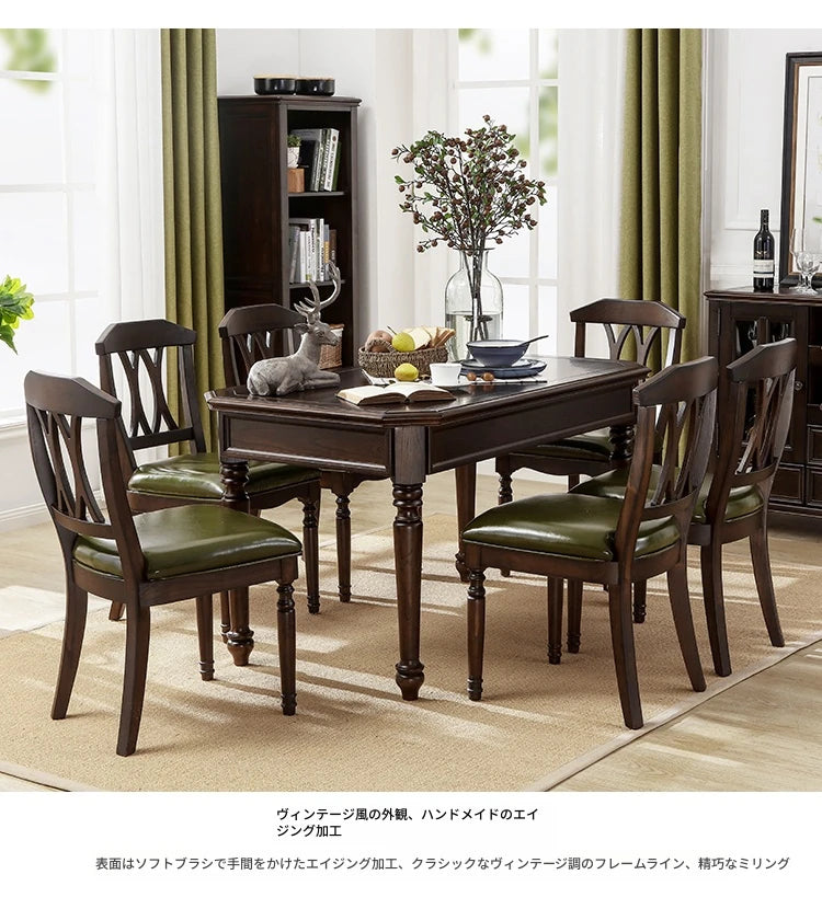 無垢材パイン製ダイニングチェア - 多層板&合皮クッション付き、洗練されたデザインで居心地抜群! hmy-5002