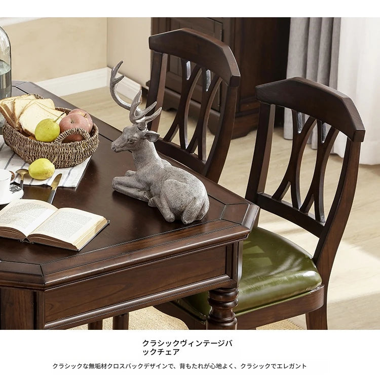 無垢材パイン製ダイニングチェア - 多層板&合皮クッション付き、洗練されたデザインで居心地抜群! hmy-5002