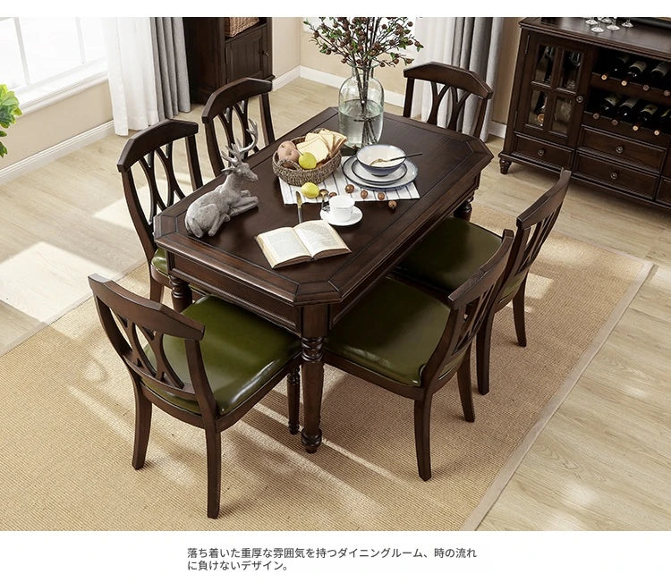 無垢材パイン製ダイニングチェア - 多層板&合皮クッション付き、洗練されたデザインで居心地抜群! hmy-5002