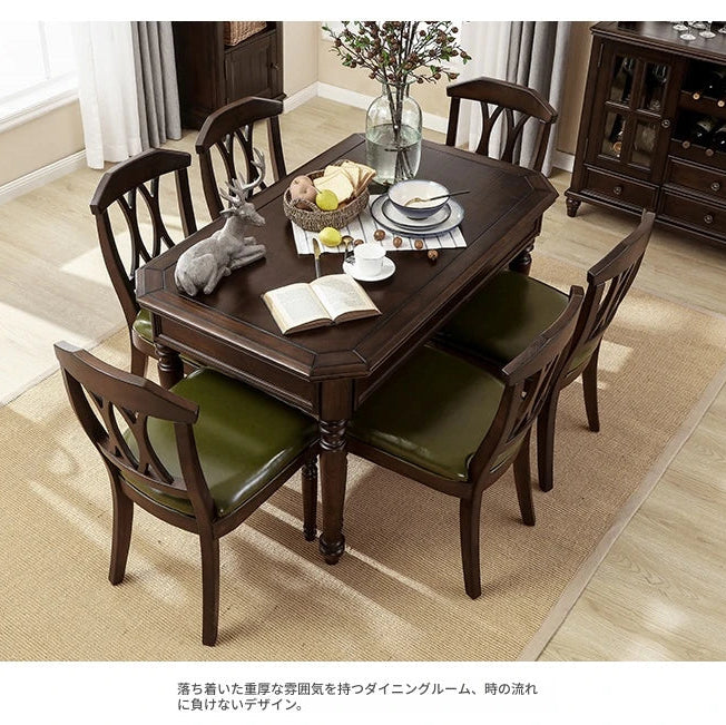 無垢材パイン製ダイニングチェア - 多層板&合皮クッション付き、洗練されたデザインで居心地抜群! hmy-5002