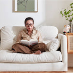 【高級感溢れる】レッドオーク&パインフレーム ソファー | グースダウン&コーデュロイ使用で極上の座り心地 hmyf-1272