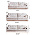 【高級感溢れる】レッドオーク&パインフレーム ソファー | グースダウン&コーデュロイ使用で極上の座り心地 hmyf-1272