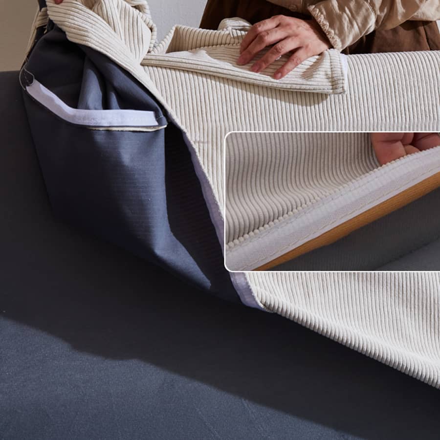 レッドオーク&パインソファー|極上のグースダウンとコーデュロイで贅沢な座り心地 hmyf-1273