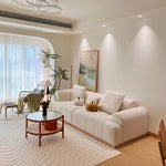 高品質レッドオーク&パイン素材 | シリコンフィル入り快適ソファー - 合皮仕上げ hmyf-1275