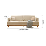 レッドオークとコーデュロイ使用の贅沢グースダウンソファー - 快適な座り心地を体験する hmyf-1276