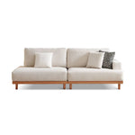 レッドオークとグースダウン使用の高級コーデュロイソファー – 快適でスタイリッシュなリビングに! hmyf-1277